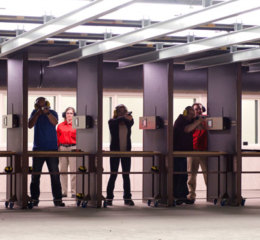 Heritage has two 25-yard indoor shooting ranges. 